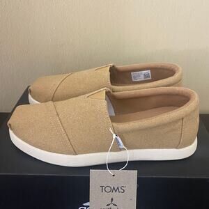 TOMS Men's Alpargata Slip On Loafers Shoes Recycled Cotton Canvas Casual